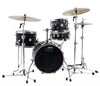 DW Design Series Mini Pro Matte Lacquer 4-Piece Drum Kit in Black Satin