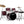 Mapex Tornado Compact Beginner Drum Kit in Dark Burgundy