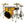 Mapex Saturn V Club Classic 3-Piece Drum Kit amber maple 