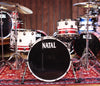 Natal "The Originals" Birch Shell Pack in Piano White/Red Sparkle Split Lacquer