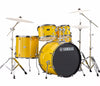 Yamaha Rydeen 22" US Fusion Drum Kit with Hardware in Mellow Yellow, Yamaha, Acoustic Drum Kits, Finish: Mellow Yellow, Yamaha Music, Yamaha Rydeen