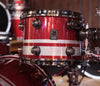Natal "The Originals" Birch Shell Pack in Red Sparkle/Silver Sparkle Split Lacquer Tom
