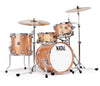 Natal Cafe Racer 3-Piece Traditional Jazz 18" Shell Pack, Natal, Acoustic Drum Kits, Traditional Jazz, Champagne Sparkle