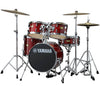 Yamaha Manu Katche 5-Piece Junior Shell Pack in Cranberry Red