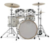 DW Design Series 5-Piece White Satin Matte Lacquer Shell Pack