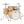 Gretsch USA Brooklyn Satin Natural Drum Kit