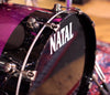 Natal split lacquer piano black pink sparkle