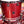 Natal "The Originals" 4-piece Birch Fusion Shell Pack in Red Sparkle/ Silver Sparkle Split Lacquer Floor Tom