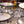 Natal Arcadia Drum Kit in Clear Acrylic behind the kit