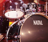 Natal Arcadia Black Sparkle Drum Kit