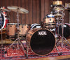 Natal 'The Originals' Split Lacquer TRC 4-Piece Shell Pack in Champagne Sparkle/Piano Black