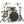 Mapex Mars Rock Drum Kit in Bonewood MA529S-BAW