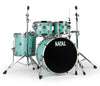 Natal Cafe Racer 4-Piece US Fusion 22" Shell Pack, Natal, Acoustic Drum Kits, US Fusion, Sea Foam Green