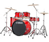 Yamaha Rydeen 22" US Fusion Drum Kit with Hardware/Cymbal Pack in Hot Red, Yamaha, Acoustic Drum Kits, Finish: Hot Red, Yamaha Music, Yamaha Rydeen