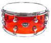 Natal Arcadia 14" x 6.5" Transparent Red Snare Drum