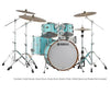 Yamaha 9000 Recording Custom 4-Piece Fusion Shell Pack in Surf Green
