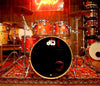 DW Collector's Series, DW 4 Piece Maple Drum Kit, Super Tangerine Glass Finish, Maple Drum Kit, 4 Piece Drum Kit, DW Drum Kit, DW Drums, Maple Shells, Timbre Matched, Pre Loved, Pre Loved Drum Kits 