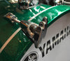 Yamaha Absolute Maple Hybrid Drum Kit In Jade Green Sparkle