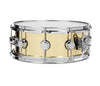 Brass Collector's Series Snare Polished Brass with Chrome Hardware