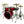 Mapex Saturn V Club Classic 3-Piece Drum Kit cherry mist maple