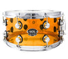13" x 6.5" Natal Arcadia Snare drum in Clear Acrylic Exclusive Limited Edition